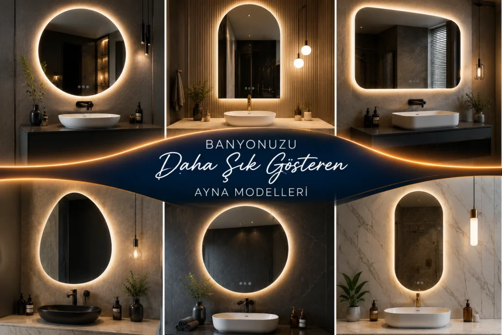 Banyonuzu Daha Şık Gösteren Ayna Modelleri