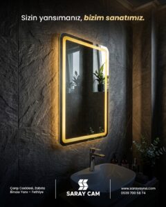 Prestige Gold Kumlama LED Ayna